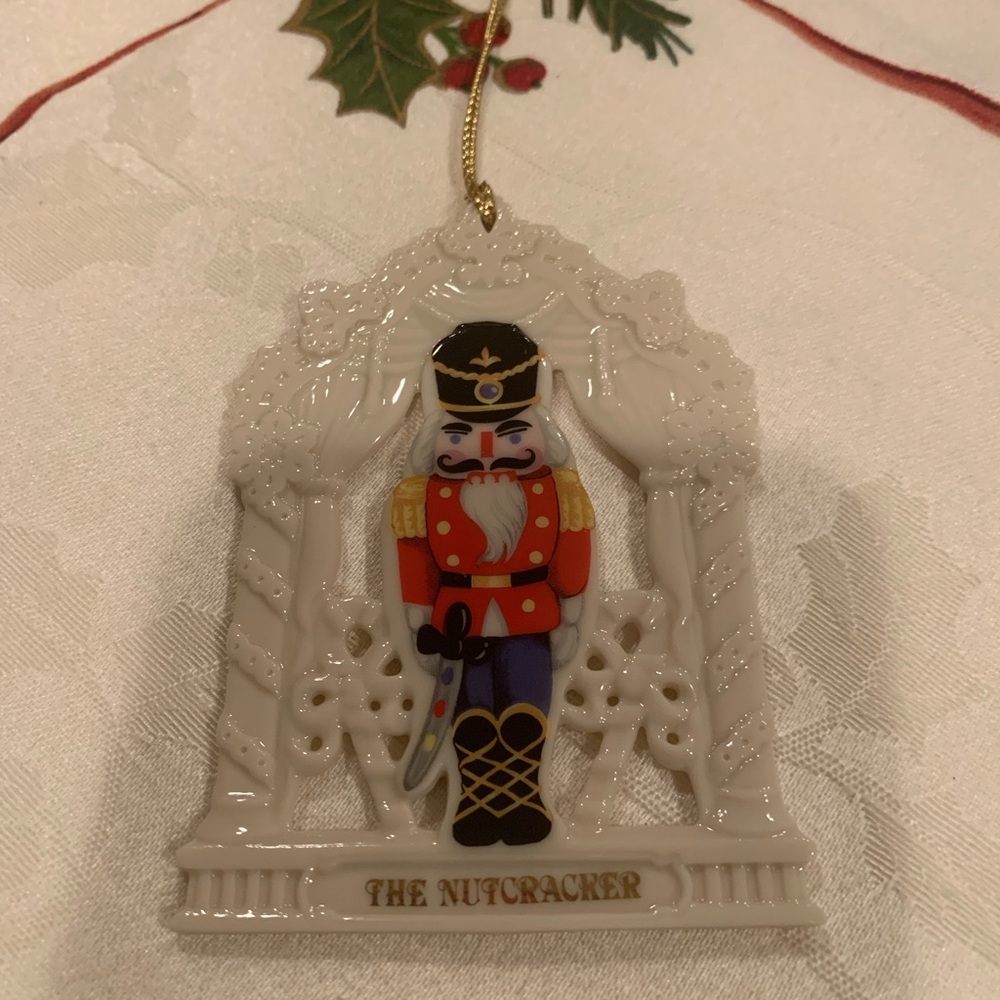 Lenox Porcelain Nutcracker Ornament Vintage 1992